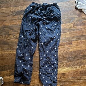 Polo by Ralph Lauren Navy Joggers with White Logo